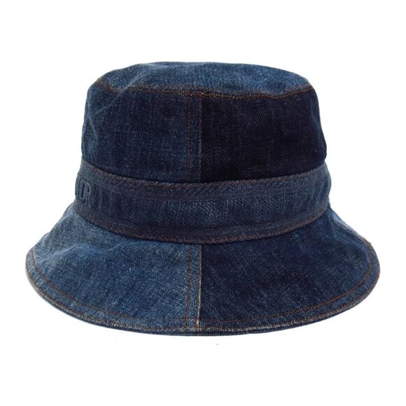 Auth DIOR/ChristianDior - 11DPD923A130 Blue Light Blue Denim Hat